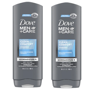18-Oz Dove Men+Care Body Wash 2 for $3.81 ($1.90 each), or 22-Oz Dove Deep Moisture Body Wash (various) 2 for $4.48 ($2.24 each), More + free pickup at Walgreens
