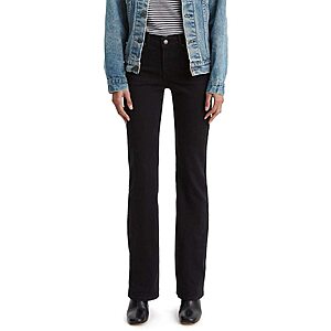 Levi's Women's Classic Bootcut Jean (Soft Black, Select Sizes) $16.50