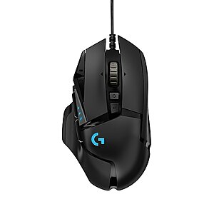 Logitech G502 HERO High Performance Gaming Mouse $25 + free pickup at Staples