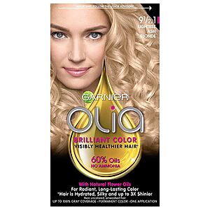 Garnier Olia Oil Powered Permanent Hair Color Free after Rebate (Text required) + Free Pickup at Walmart or Free Ship with Walmart+, Free Pickup at Target, More