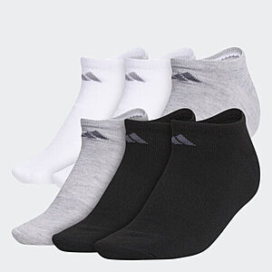 6-Pair adidas Women's Superlite Socks (Various) $6 + Free Shipping