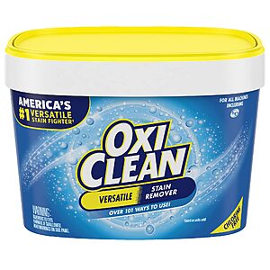 3-Lb OxiClean Versatile Stain Remover Powder 3 for $15.62 ($5.20 each) + Free Shipping w/ Prime or on $25+