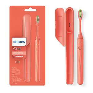 Philips One by Sonicare Battery Toothbrush (Miami Coral) $12.50