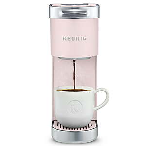 Keurig K-Mini Plus Single Serve K-Cup Pod Coffee Maker (Dusty Rose) $50 + Free Shipping
