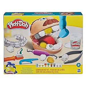 Play-Doh Drill 'n Fill Dentist Toy Set w/ 10 Tools & 8 Cans $6 + Free Shipping