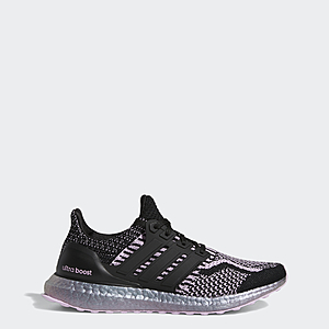 adidas Women's Ultraboost DNA 5.0 Shoes (black/pink) $53.55, Women's Ultraboost 1.0 Shoes (white, limited sizes) $43.77, More + Free Shipping