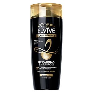 12.6-oz L'Oreal Paris Elvive Shampoo / Conditioner (Various) 2 for $2.40 + Free Store Pickup ($10 Min.)