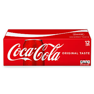12-Pack 12-Oz Cans: Coca-Cola, Coke Zero-Sugar, Pepsi, Diet Pepsi, Mountain Dew, Diet Mountain Dew, More 3 for $9.60 ($3.20 each)  w/ Store Pickup at Big Lots