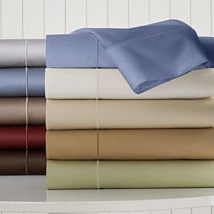 400-Thread Count Royal Velvet Wrinkle Guard Cotton Sheet Set (queen) 2 for $84 + free store pickup at JCPenney ($42 each), 2 King Sets $99.38 shipped