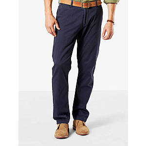 Dockers: 40% Off Sidewide: Men's Washed Khaki Pants (athletic fit, blue)  $12 & More + Free S&H w/ Email Signup