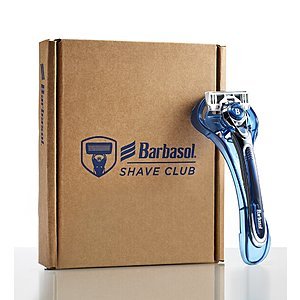 Barbasol Shave Club Starter Kit or Pure Silk Starter Kit $2 + free shipping (Razor handle, cartridge, tray)
