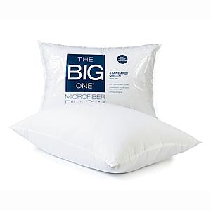 The Big One Microfiber Pillow $2.55 or The Big One Bath Towel $2.55 + free store pickup at Kohls