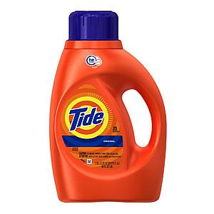 Walgreens IN-STORE ONLY: 40-Oz Tide Original Liquid Detergent $2, More, YMMV