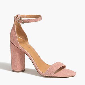 J.Crew Factory: 70% Off Clearance Apparel + Extra 15% Off: Women's Suede Block Sandals $12.25, Men's Gingham Regular Flex Casual Shirt $8.92 (w/ Email Signup) + Free S/H