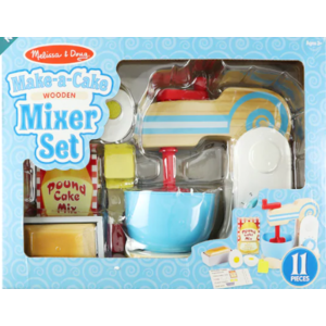 Melissa & Doug: Make-a-Cake Wooden Mixer Set, Smoothie Maker Blender Set & More 3 for $30.40 + Free Store Pickup