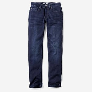 Eddie Bauer Big Boys' or Big Girls' Jeans (various) $4.79, Big Girls' Ponte Pants (khaki) $4, Sherpa Lined Hoodie $8, More + Shipping or free shipping on $99+