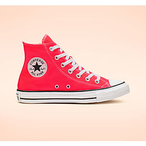 Converse Seasonal Colors 40% Off: Men's or Women's Chuck Taylor High Top (bright crimson) $19.78, Low Top (turbo green) $19.78, Toddlers Low Top from $13.80, More + free shipping