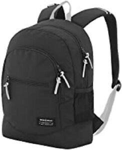 Swissgear Daypack (black) $11.44, Swissgear Laptop Backpack (blue grass/urban heather track print) $12.75, More + free shipping