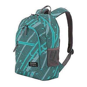 Swissgear Daypack (black) $10.76, Swissgear Laptop Backpack (blue grass/urban heather track print) $12.21, More + free shipping