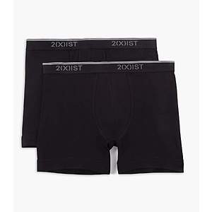 2(X)ist: 2-Pk Cotton Stretch Boxer Brief $5.50 ($2.75 each)., 3-Pack Cotton Boxer Brief $6.49 ($2.16 each), 2-Pack Cotton Stretch No Show Trunk $5.50 & More + Free S&H Orders $35+