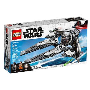LEGO Building Sets: 396-Piece LEGO Star Wars Black Ace TIE Interceptor $35 & More + Free Curbside Pickup