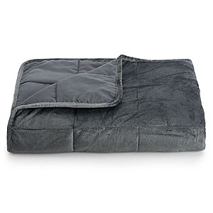 12-Lb Altavida Ultra Plush Faux Mink Weighted Blanket $16 + free store pickup at Kohls