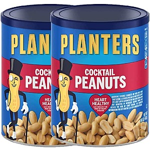 16-Oz Planters Peanuts (Honey Roasted, Cocktail, Dry Roasted), 5.5-Oz Nut-rition 2 for $3 + 2.5% SD Cashback (PC Req'd) + Free Store Pickup