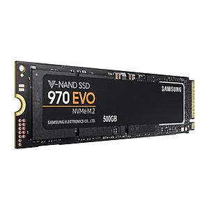 Samsung 970 evo m.2 2280 PCIe NVMe SSD 500gb  - $140