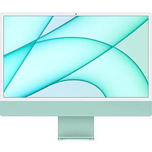 iMac 24" with Retina 4.5K display All-In-One Apple M1 8GB Memory 256GB SSD Green $799.99