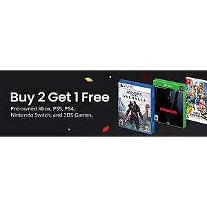 GameStop: Buy 2 Get 1 Free Pre-Owned Games: Skyward Sword, Super Mario Party & Lets Go, Pikachu! 3 for $89.98 & More + Free Shipping