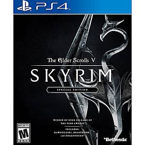 The Elder Scrolls V: Skyrim Special Edition PlayStation 4, PlayStation 5 - $9.99 at Best Buy