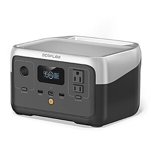 $199 FLASH DEAL EcoFlow Portable Power Station RIVER 2 (256Wh LiFePO4) + 60W Solar Panel Free with Coupon