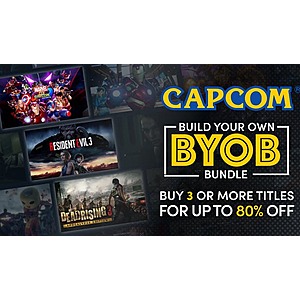 Capcom Build Your Own Bundle - Up to 80% off for select titles (PCDD)