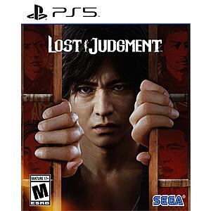Lost Judgment PS5 or X Box One Series X $29.99 at GameStop