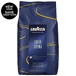 Lavazza Super Crema Whole Bean Coffee Blend, Medium Espresso Roast, 2.2lbs from Italy Best Coffee via Amazon $12.79