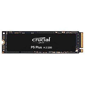 Crucial P5 Plus 2TB PCIe Gen4 3D NAND NVMe M.2 Gaming SSD, up to 6600MB/s - CT2000P5PSSD8, Solid State Drive : Video Games $89.99