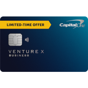 Earn up to 300K extra points on Capital One BUSINESS Venture X $395