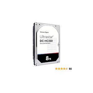 HGST WD Ultrastar DC HC320 8TB 7200 RPM SATA 6Gb/s 3.5-Inch Enterprise Hard Drive (HUS728T8TALE6L4) (Renewed) Mechanical Hard Disk - $79.99