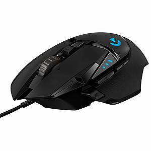 Logitech G502 HERO High Performance Wired Gaming Mouse $38 at Amazon