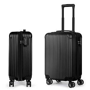 Walmart - Hikolayae - Carry On Luggage, 20" Hardside Suitcase ABS Spinner Luggage - 24.97 $24.97