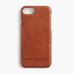 Leather case for iPhone® 6/6s/7 with cardholder with free shipping at J Crew $16.80