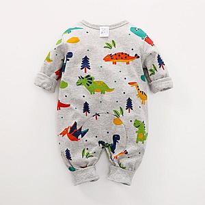 Patpat: Long Sleeve Snap-up Jumpsuit for Baby and Newborn $12.74 + Free S&H on Orders $35+