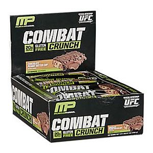Protein Bars - MusclePharm Combat Crunch Clearance BOGO ($20.22 for 2 boxes - 24 bars)