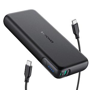 RAVPower Pioneer 20000mAh 60W PD 3.0 USB-C Power Bank with 2-Port $34.99 AC + Free shipping
