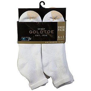 GOLDTOE SOCKS 8 Cuchioned Sock Per Pack 9 packs 72 Total + $10 Kohls Cash $78.32 $1.09 per Pair
