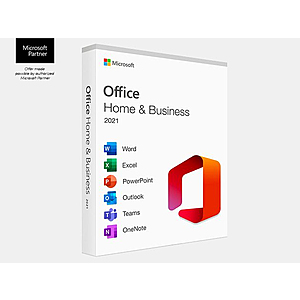 Microsoft Office Professional 2021 for Windows: Lifetime License $39.99