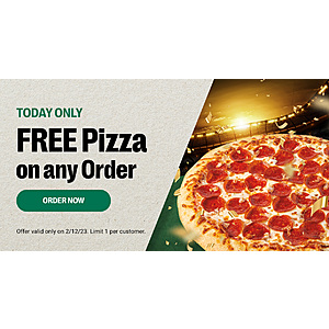 7-Eleven Large Pizza via 7NOW Delivery Free + Delivery Fees (Valid on 2/12/23 Only)