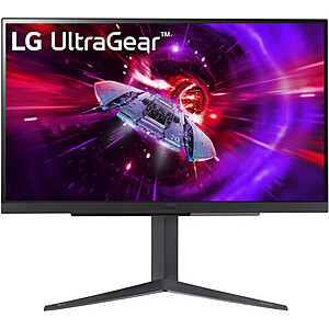27" LG UltraGear QHD 240Hz Gaming Monitor with G-SYNC $280