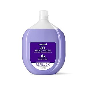 34-Oz Method Gel Hand Soap Refill (Sea Minerals, Biodegradable Formula) $4.85 w/ S&S+ Free Shipping w/ Prime or on $35+
