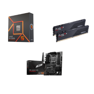 AMD Ryzen 5 7600X + MSI PRO B650-S WIFI AM5 Motherboard + 32GB G.Skill Flare X5 DDR5 6000 RAM, Free Shipping $308.94